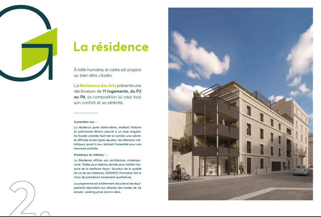 Plaquette La Résidence